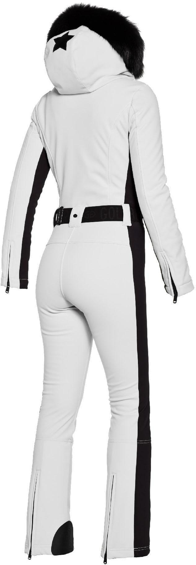 parry ski suit faux fur