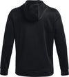 ua armour fleece fz hoodie-blk