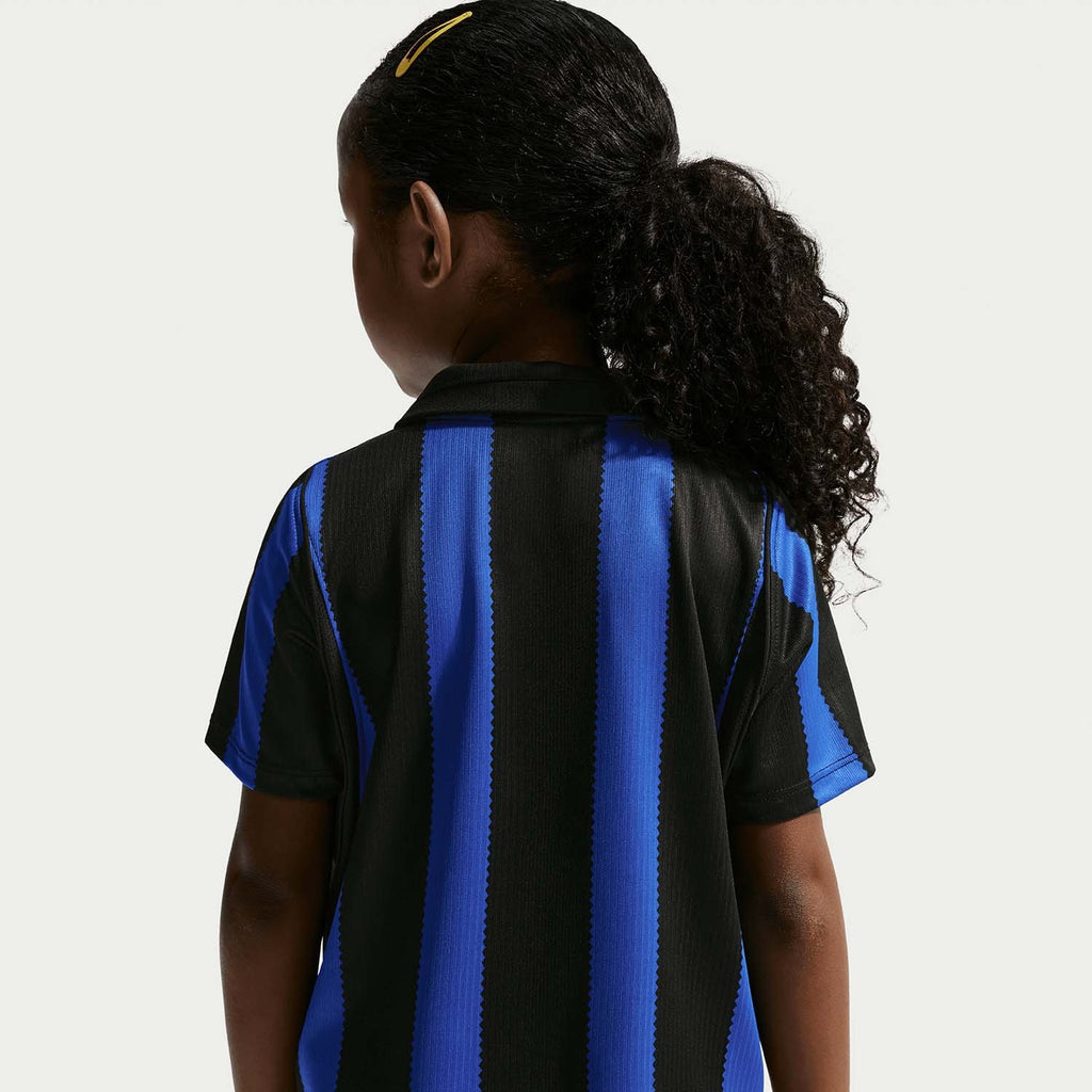 Inter Milan 2026 Stadium Thuis driedelig replicavoetbaltenue voor kleuters