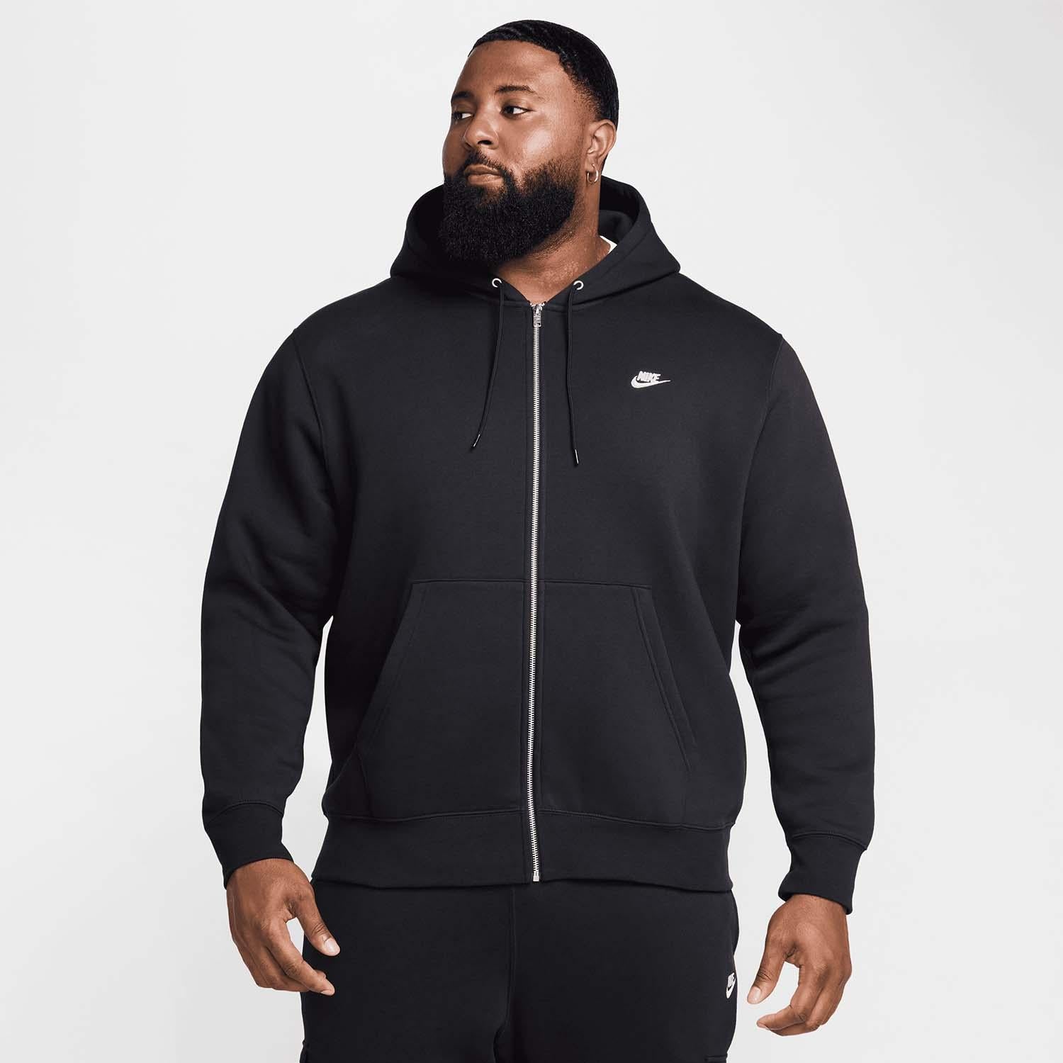 m nk club bb fz hoodie