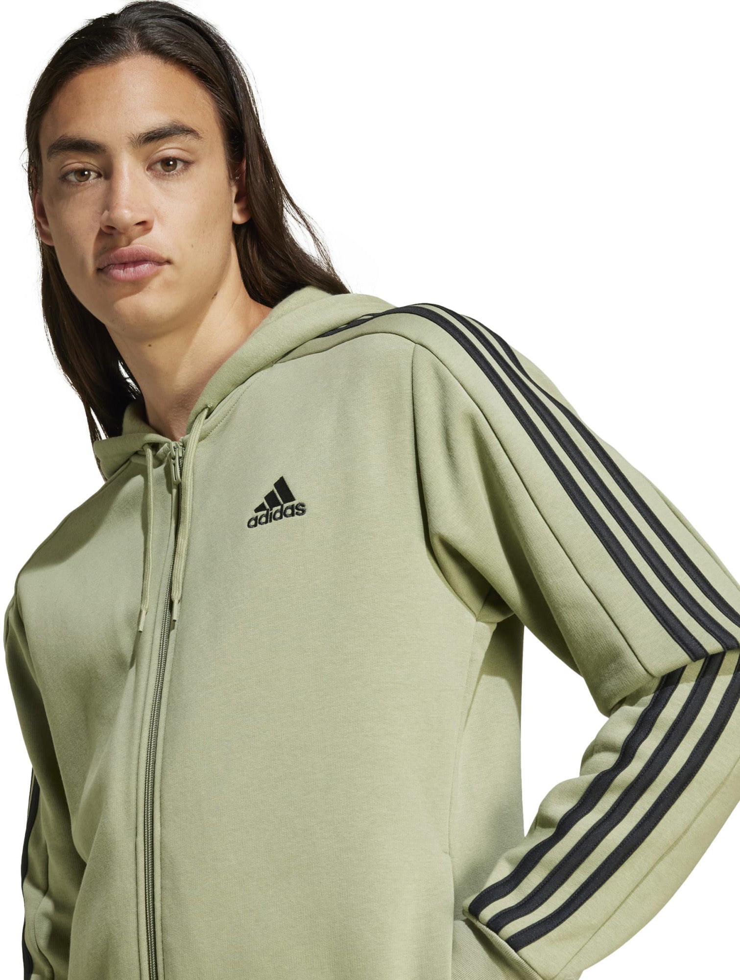 Essentials Fleece 3-Stripes ritshoodie