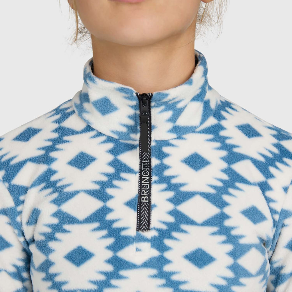 mismy-print girls snow fleece