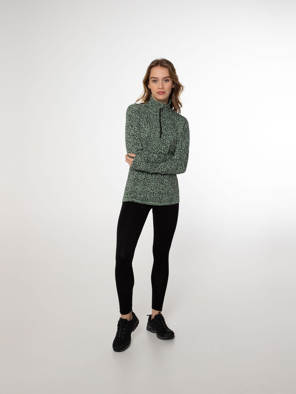 Dahliay 1/4 Zip Top