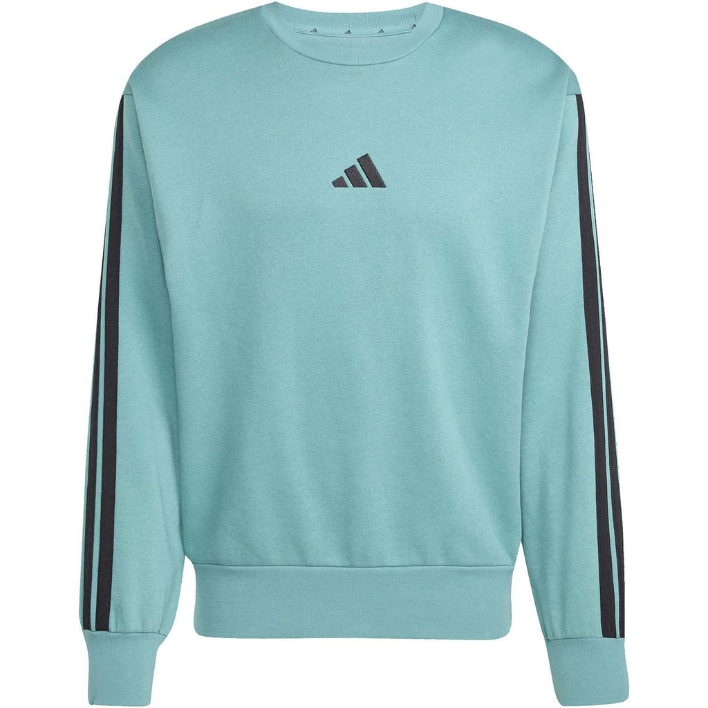 Essentials 3-Stripes Fleece Sweatshirt