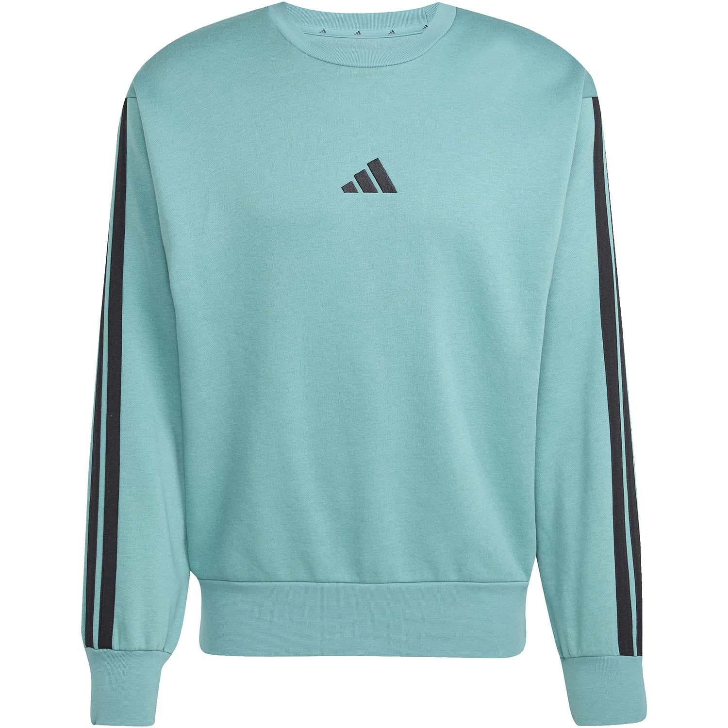 Essentials 3-Stripes Fleece Sweatshirt