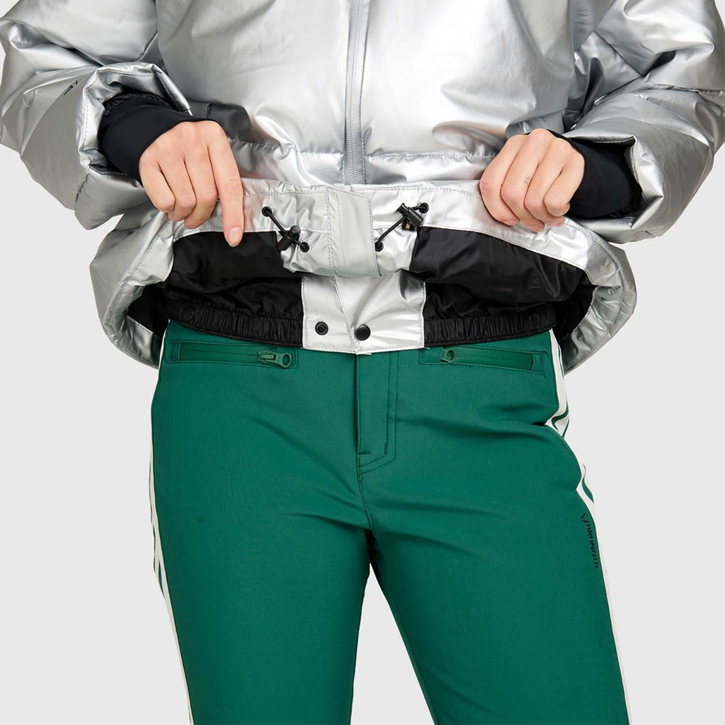 Fiaskia-Metallic Women Snow Jacket