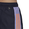 Short Length Colorblock 3-Stripes zwemshort