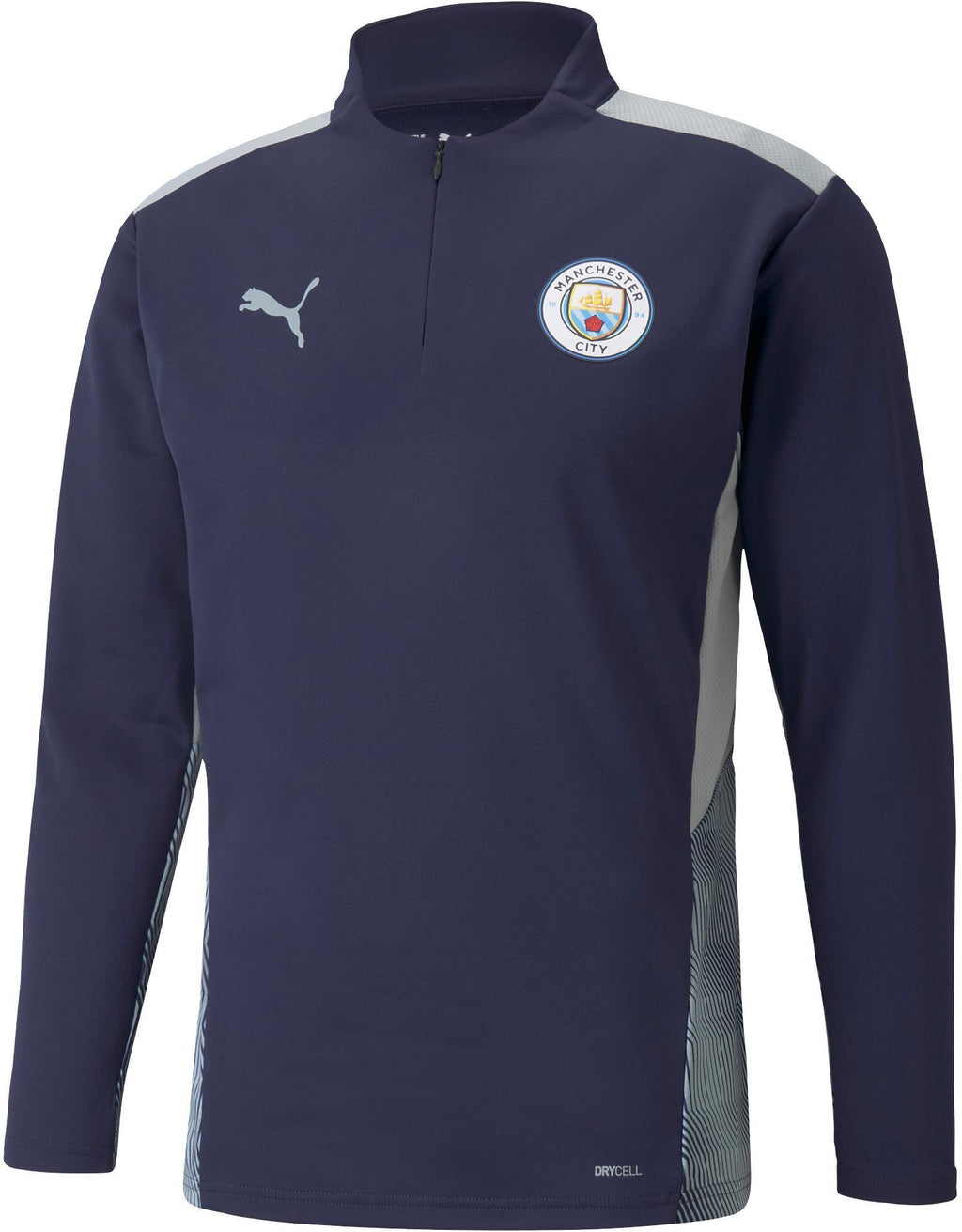 mcfc training 1/4 zip top