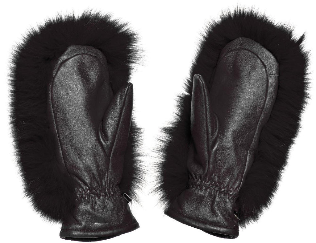 hill mittens faux fur