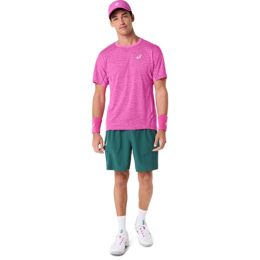 Match Jacquard Ss Top T-shirt tennis