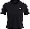 Essentials Loose 3-Stripes Cropped T-shirt