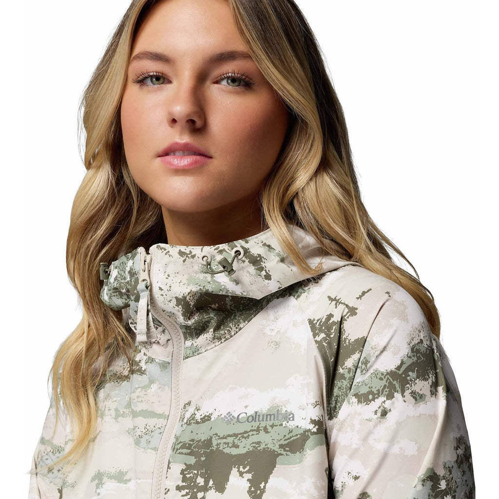 spire valley printed windbreaker jas