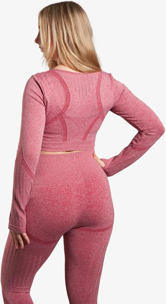 long sleeve seamless crop top