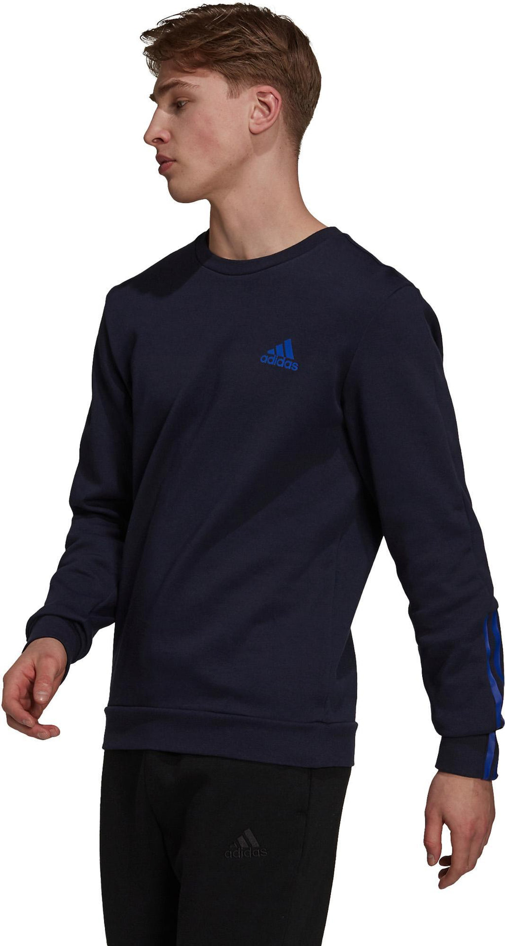 Essentials Matte-Cut 3-Stripes sweater