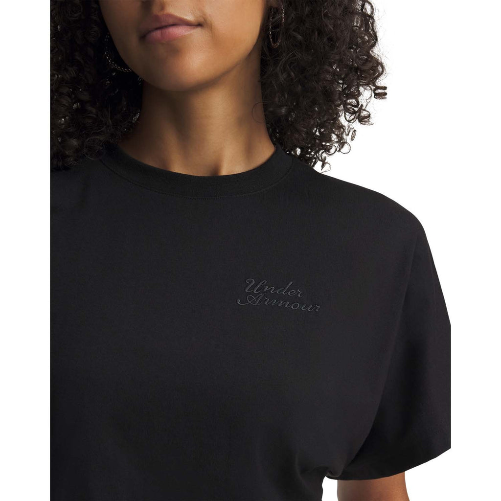 Cropped Script  Shirt  T-shirt