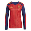 Spanje 26 Authentiek Thuisshirt met Lange Mouwen