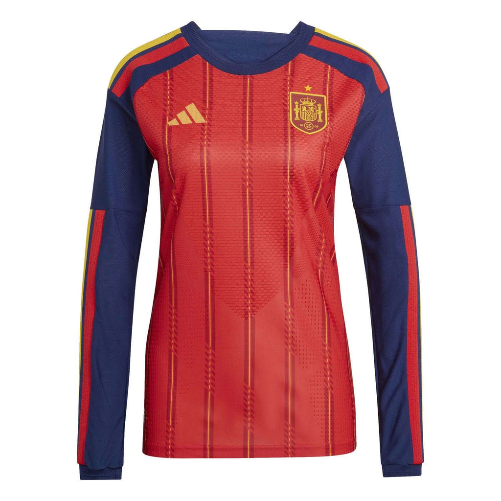 Spanje 26 Authentiek Thuisshirt met Lange Mouwen