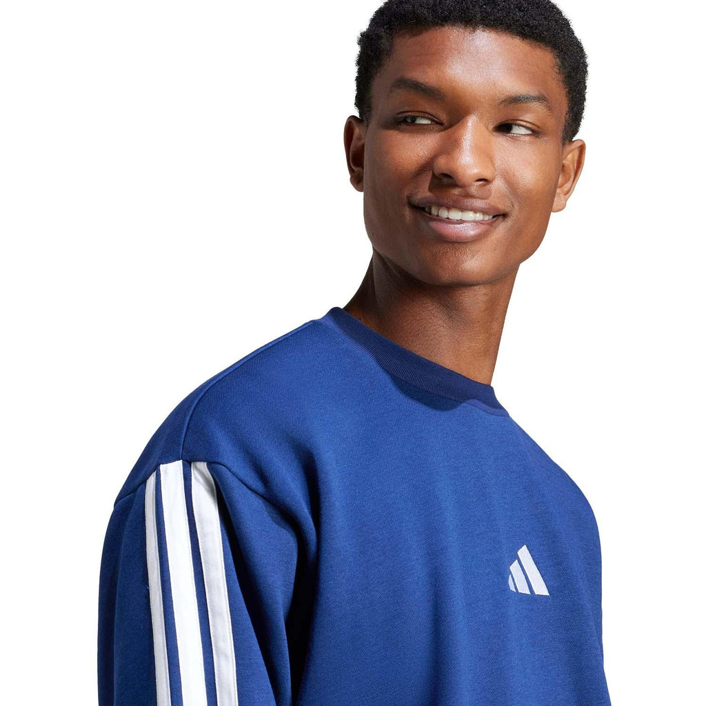 Essentials 3-Stripes Fleece Sweatshirt