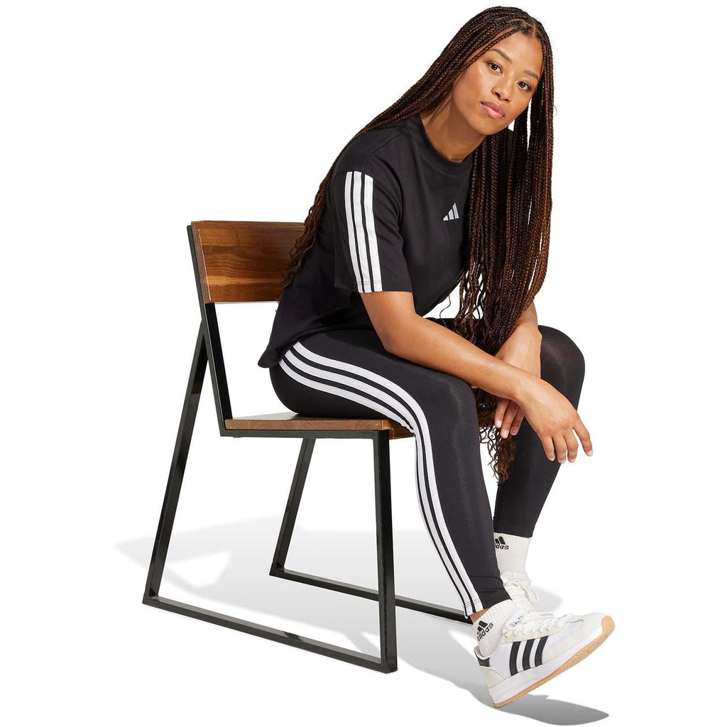 Essentials 3-Stripes Katoenen Legging