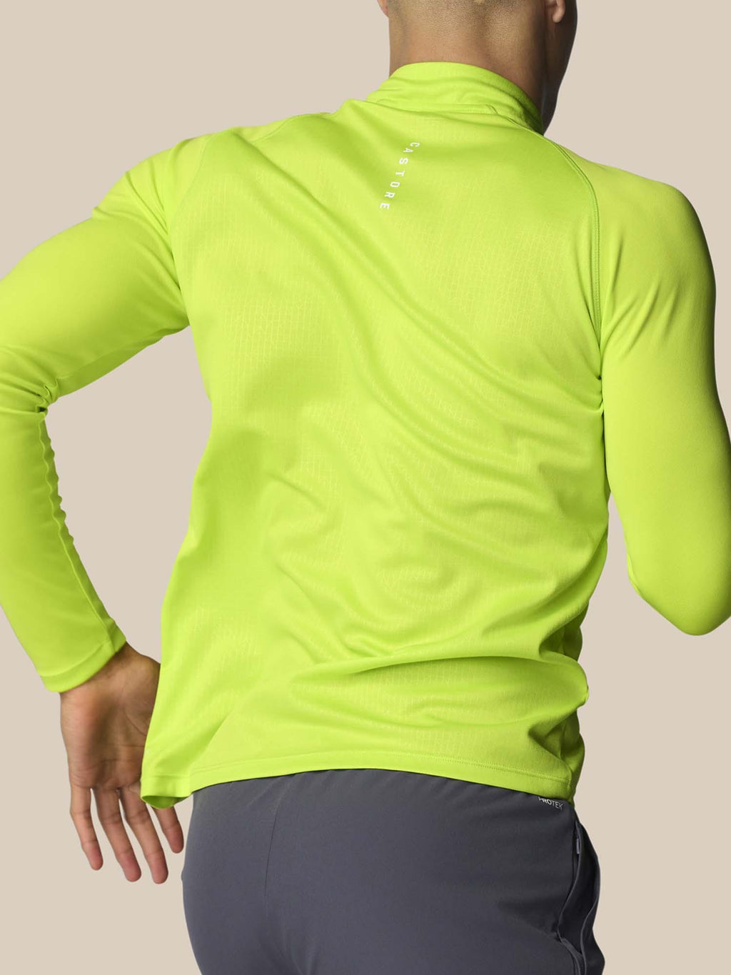 Aop 1/4 Zip Ls Top