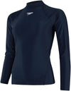 Eco F Long Sleeve Rash Top Bla/whi