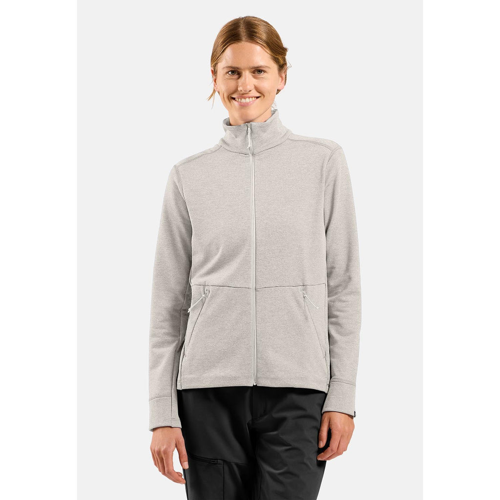 Mid Layer Outdoor Full Zip Grid Fleece