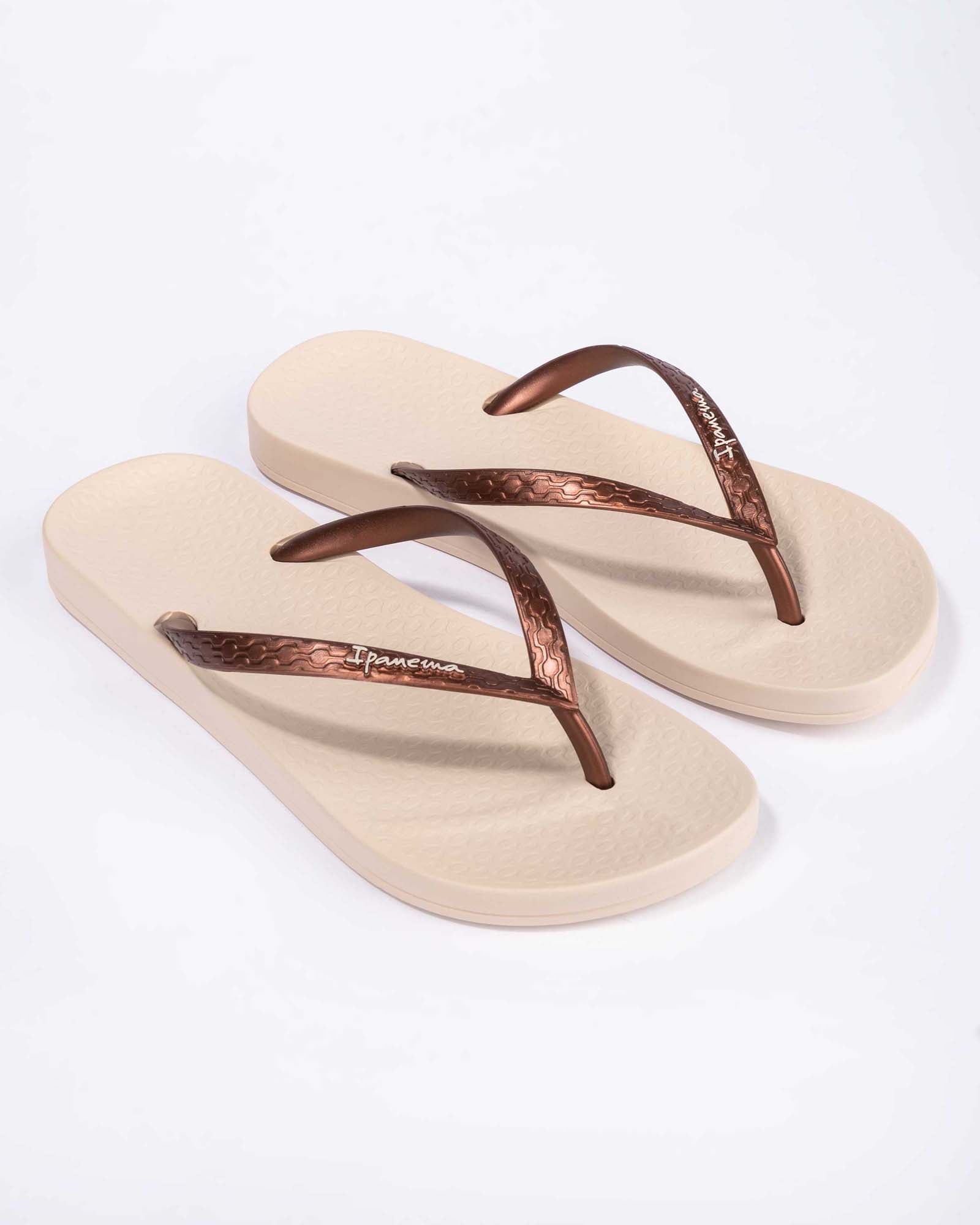 Anatomic Tan slippers