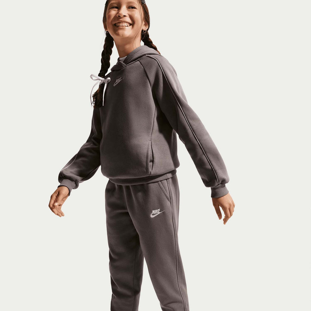 sportswear club fleece big kids' trainingspak met capuchon
