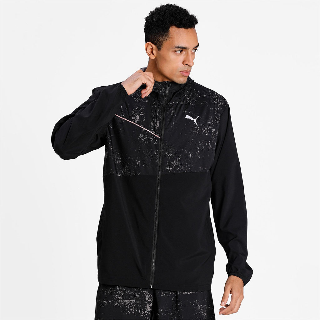 Run Graphic Hooded Jacket