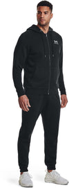 ua essential fleece fz hood