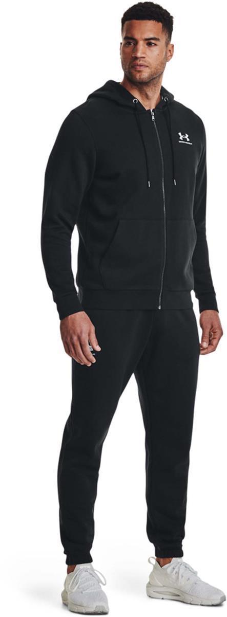 ua essential fleece fz hood