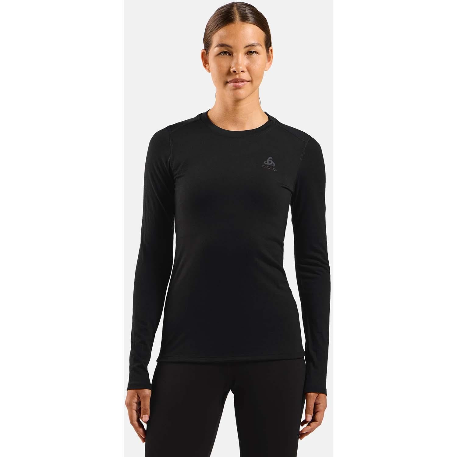 bl top crew neck l/s merino 160