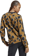 Essentials 3-Stripes Animal Print Sweatshirt