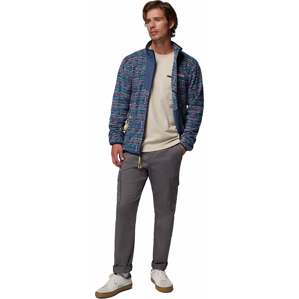 sequoia grove printed full zip vest