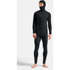 performance wool base layer shirt met facemask