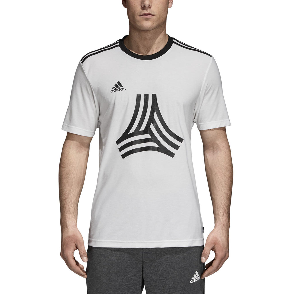 tan logo tee