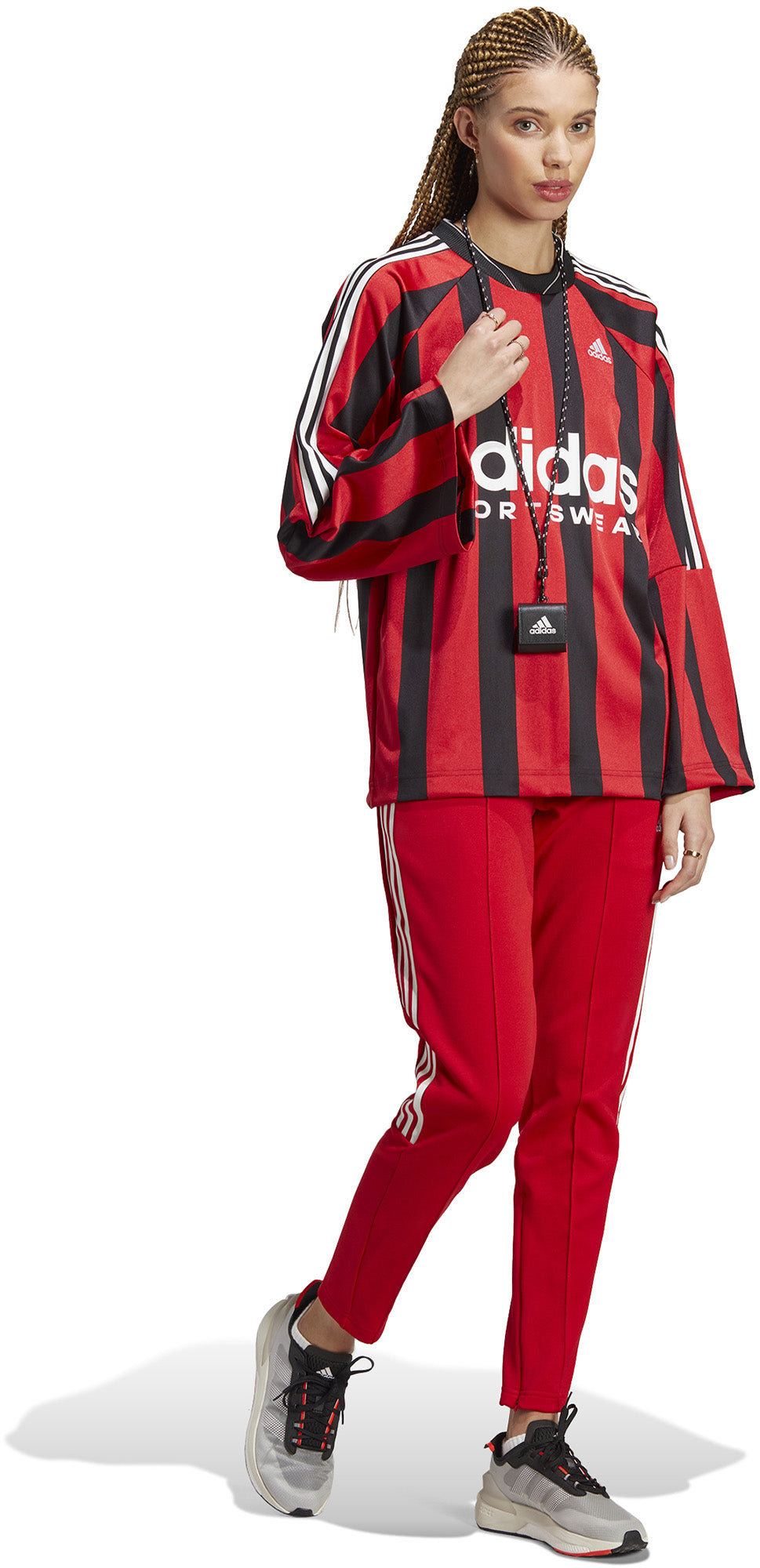 Jacquard Voetbalshirt met Lange Mouwen