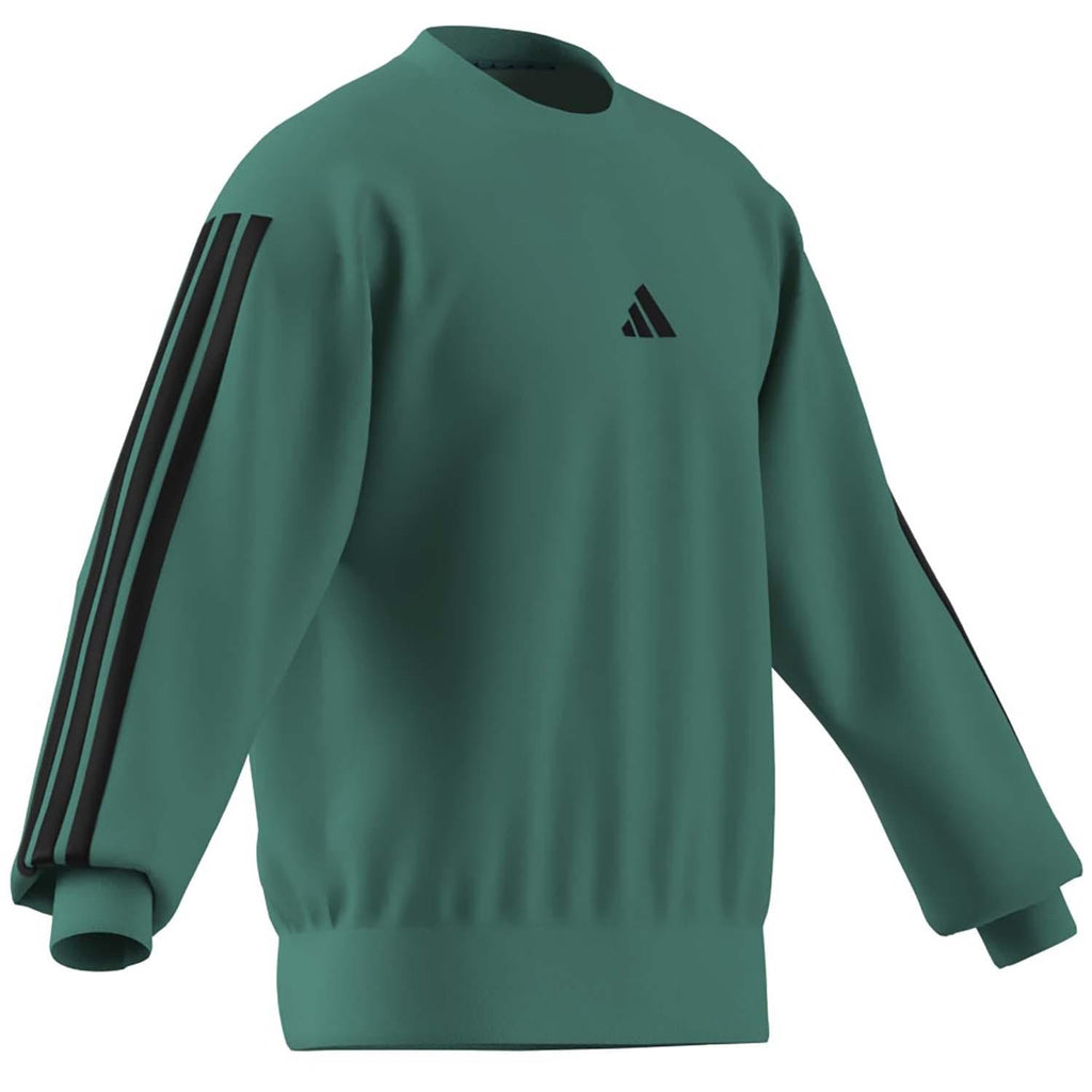 Essentials 3-Stripes Fleece Sweatshirt