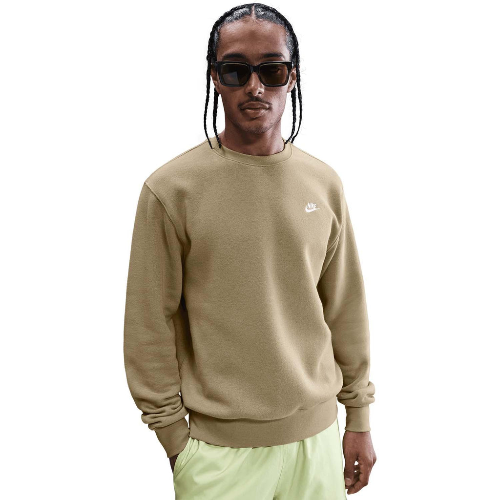 club men's brushed fleece crew