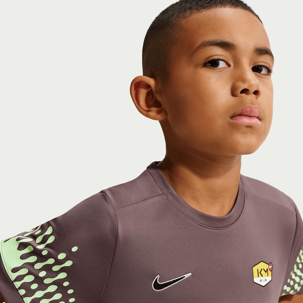 Kylian Mbappe Academy Big Kids' Dri-FIT VoetbalShirt