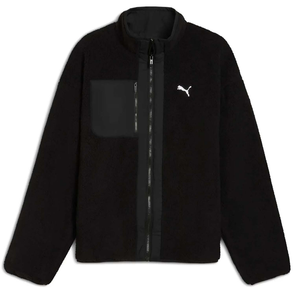 reversible hybrid sherpa jacket