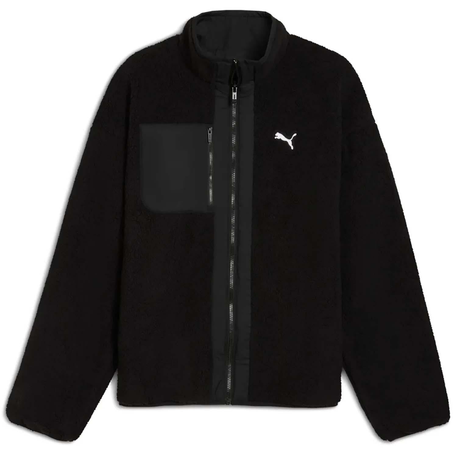 reversible hybrid sherpa jacket