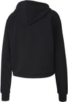 ess   metallic cropped hoo
