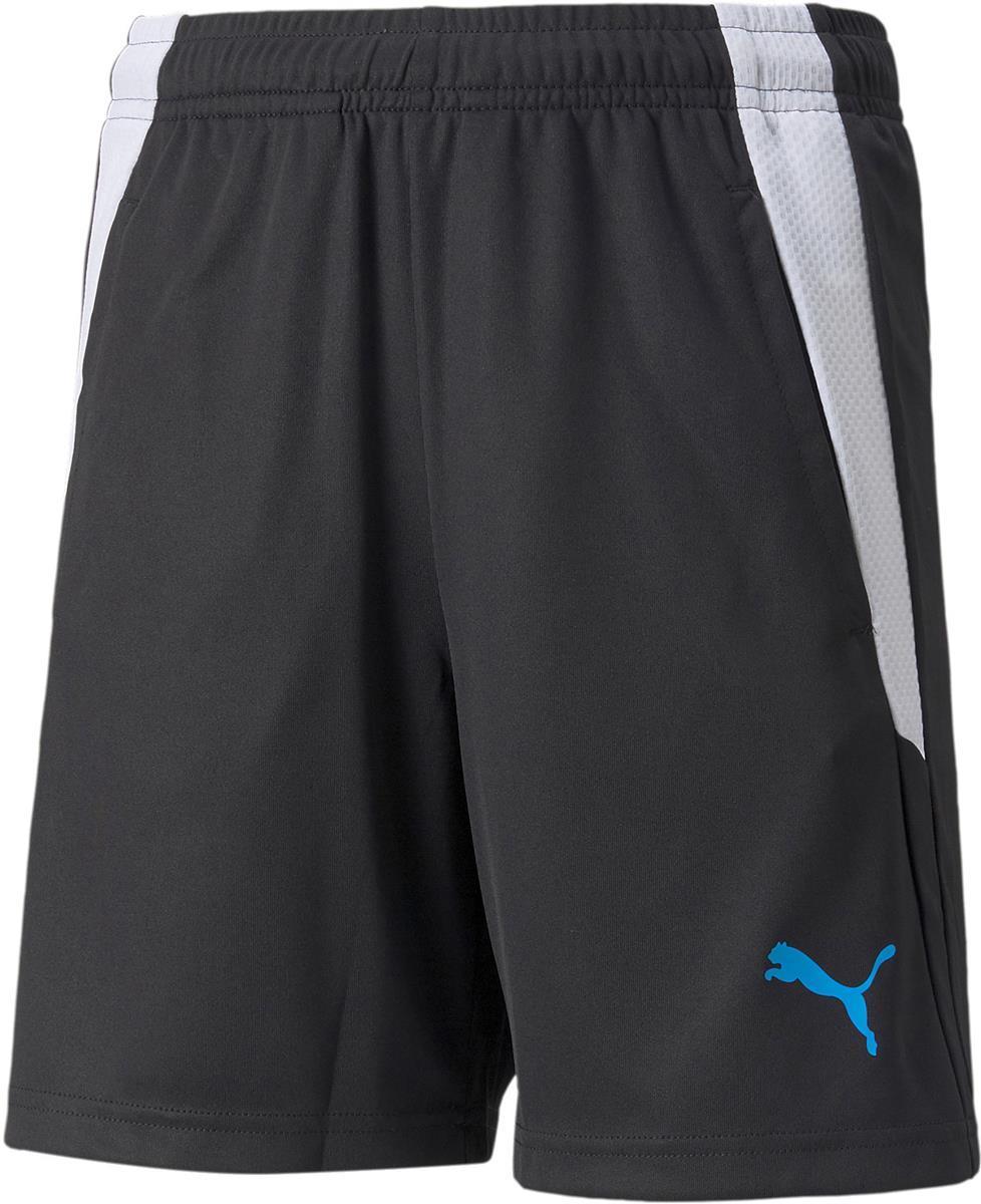 TEAMLIGA TRAINING SHORTS 2 JR, PUMA BLACK-OCEA, 152