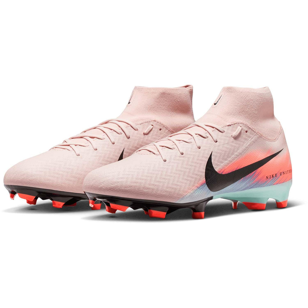 United Mercurial Superfly 10 Academy Multi-Ground High-Top Soccer Cleats