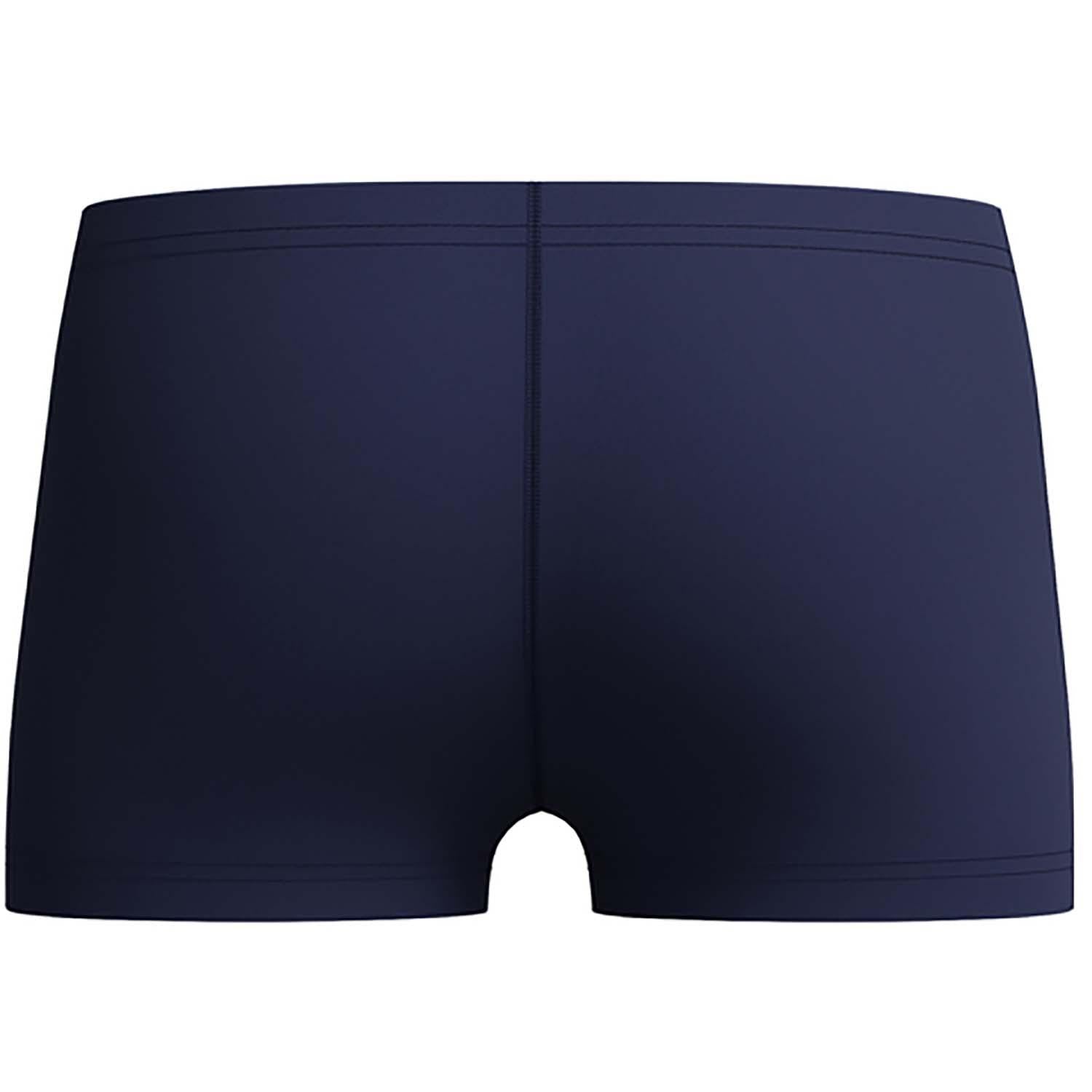 eco medley logo aqsh nav/blu zwembroek