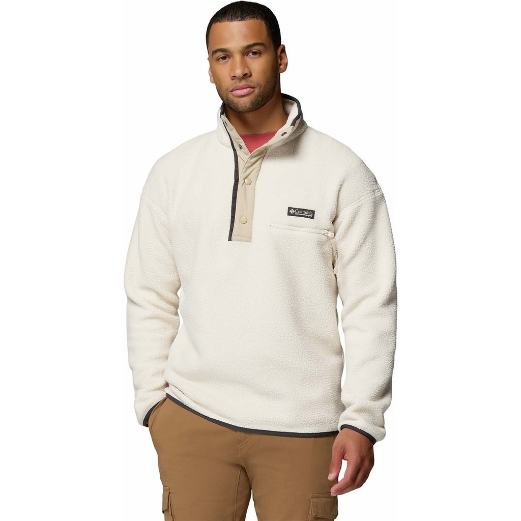 helvetia half snap fleece vest