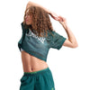 Football Mesh Crop Top