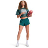 Football Mesh Crop Top