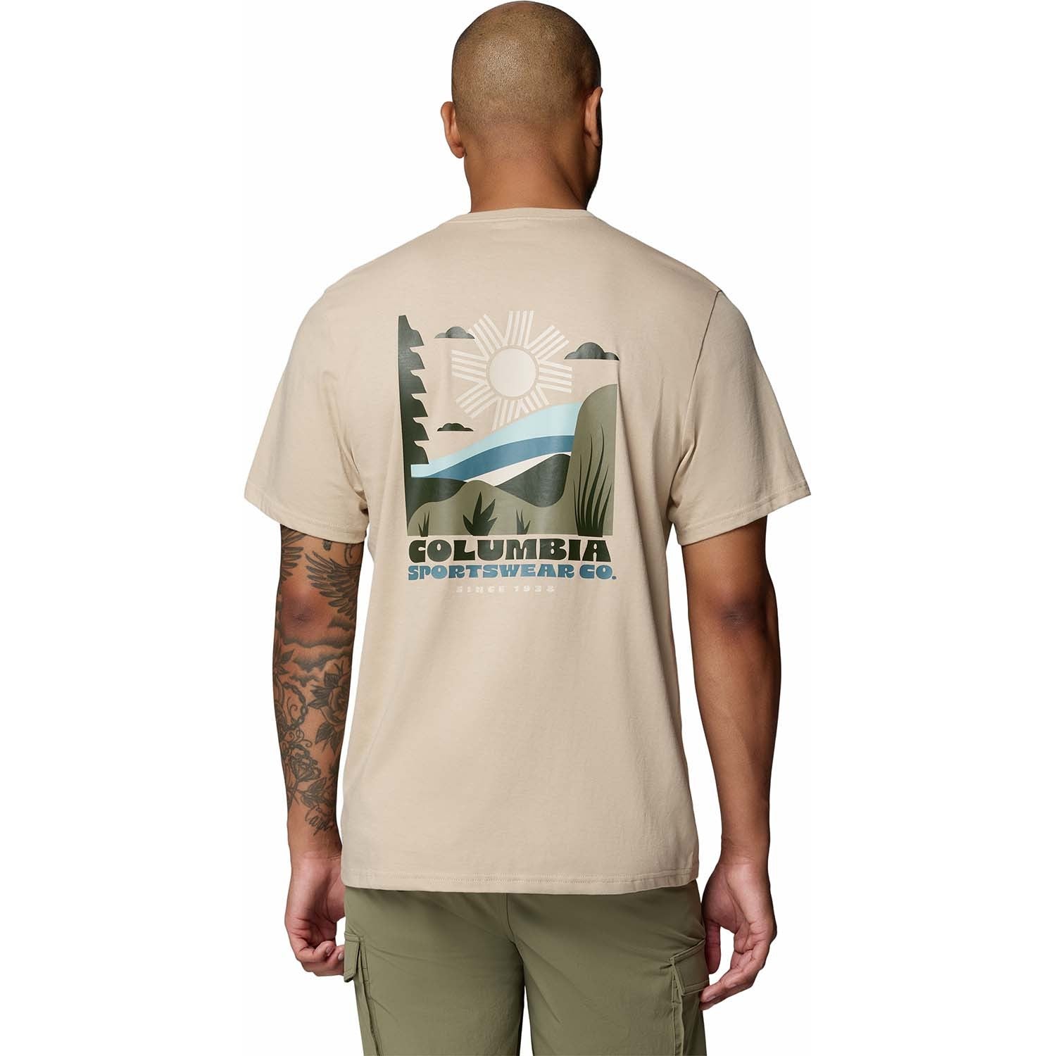 csc outdoor back graphic T-shirt